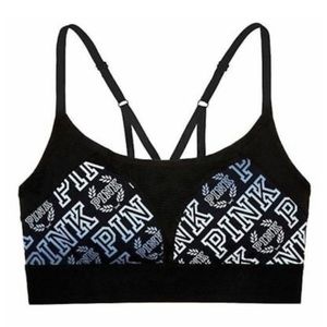 Pink Victoria’s Secret Ultimate Unlined Sports Bra. Size Small. EUC
